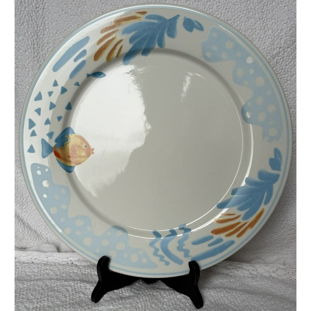 Edgewater Laughlin Nevada Large 12” Dinner Plate/charger Very Good Condition